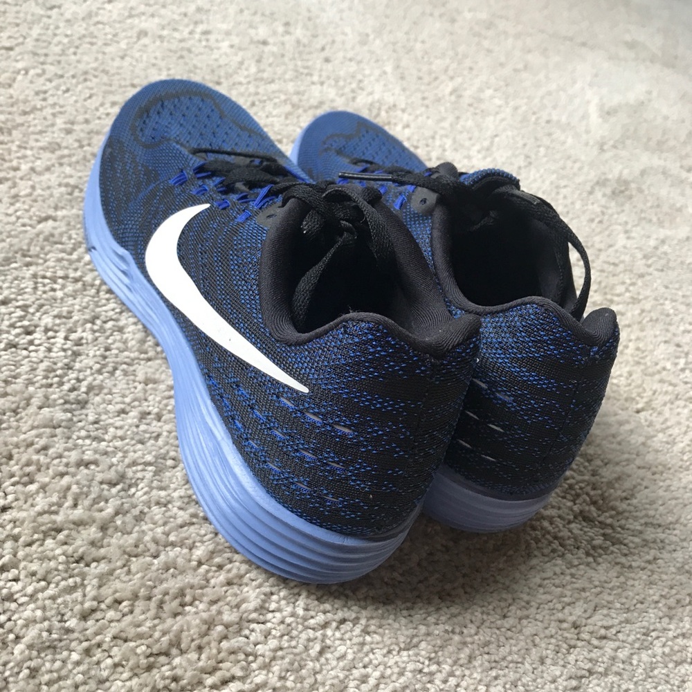 Blue NIKE tennis shoes